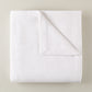 All Seasons Framed Cotton Blanket, White