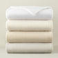 All Seasons Framed Cotton Blanket Stack in Multiple Colors, White, Natural, Linen, Flint