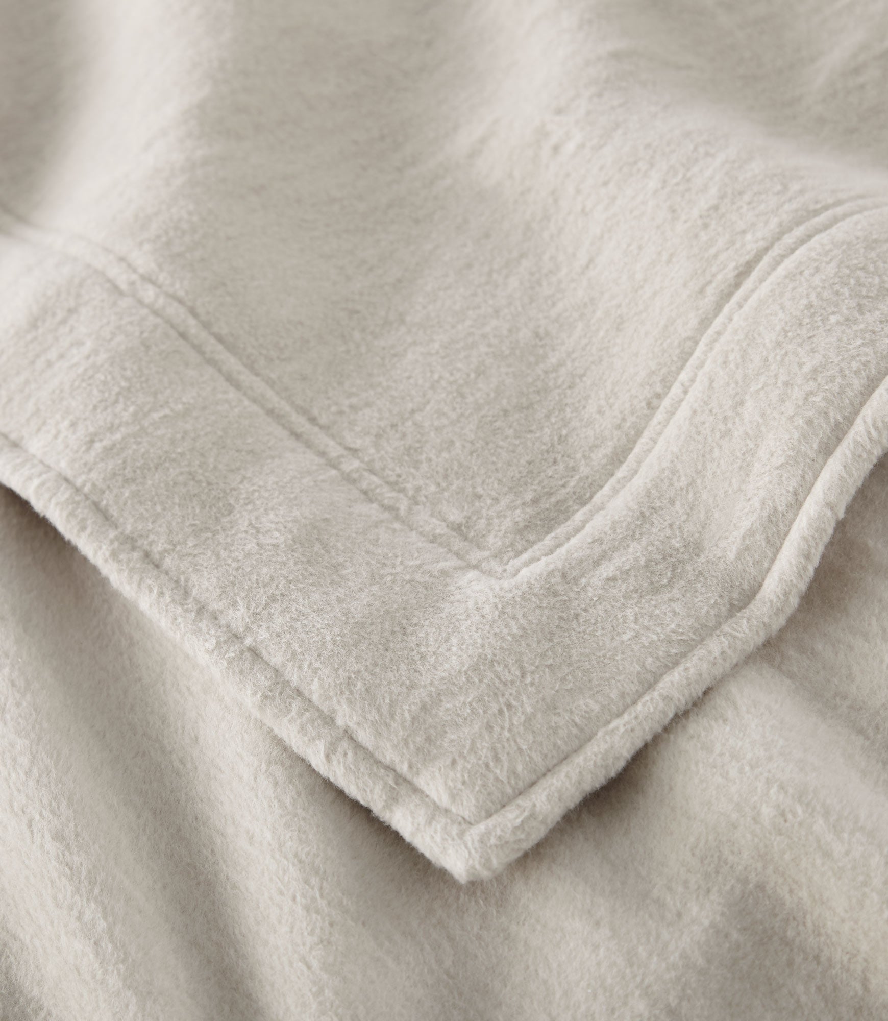 Close up of All Seasons Framed Cotton Blanket, Flint