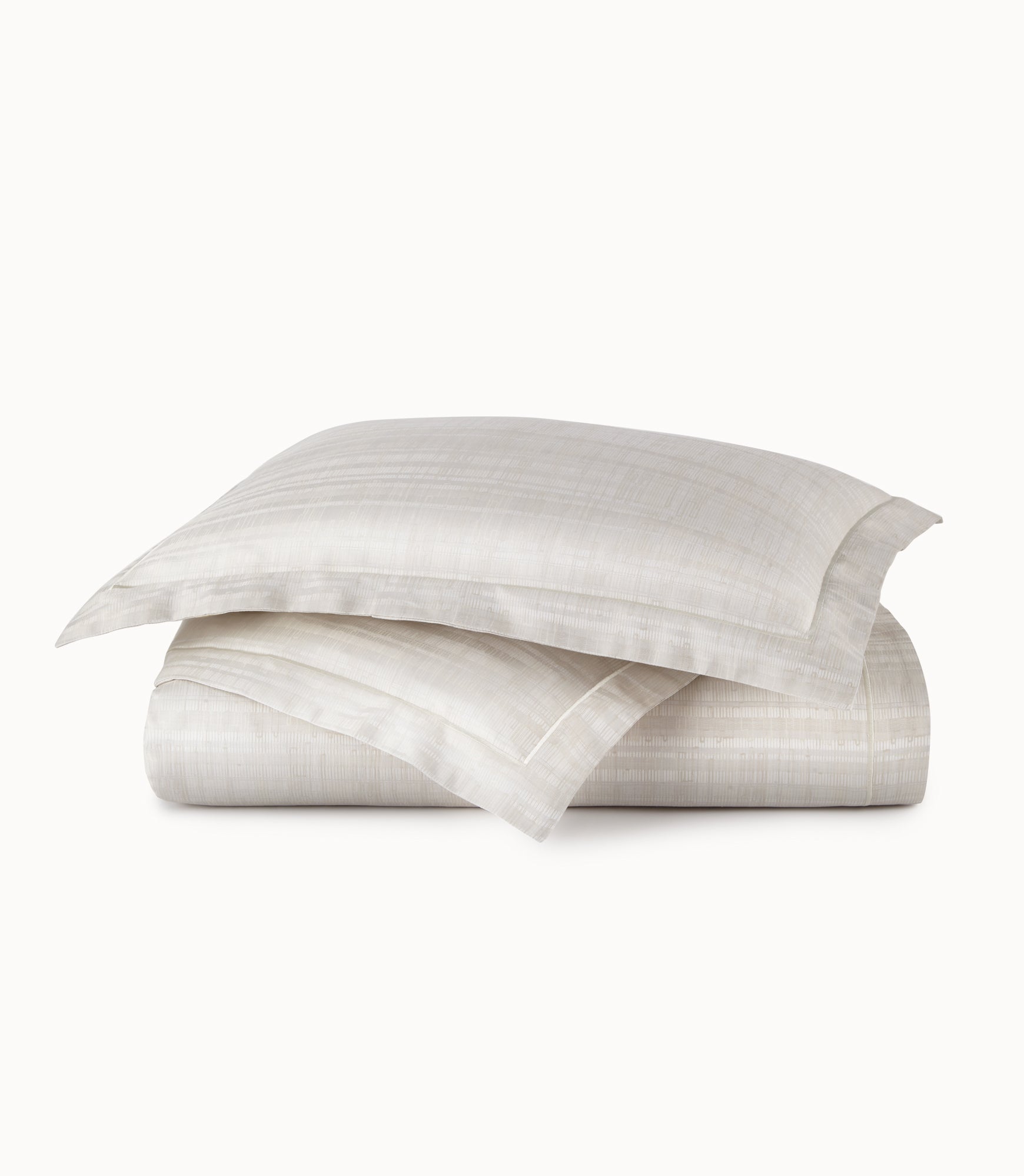 Biagio Duvet Cover, Pearl