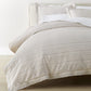 Biagio duvet on bed, Pearl