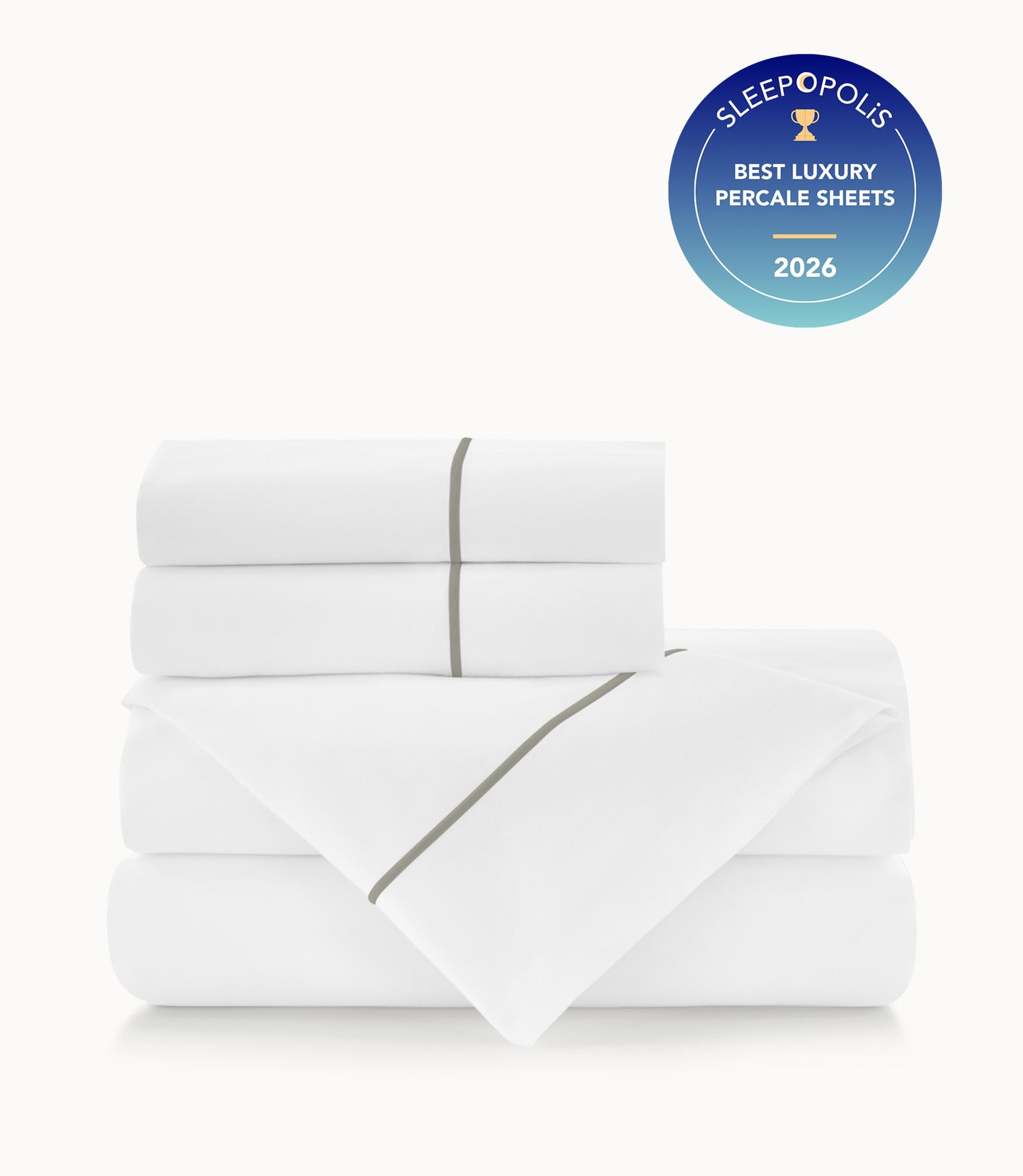 Boutique Percale Sheet Set Platinum