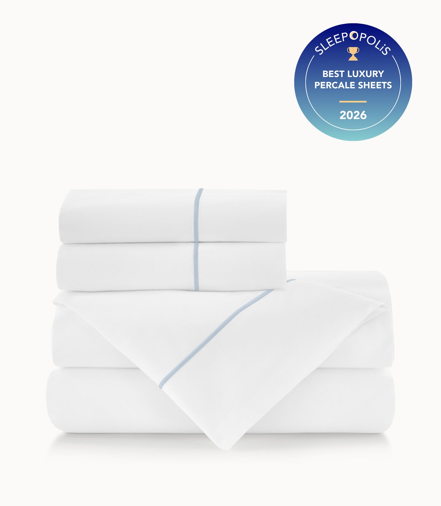 Boutique Percale Sheet Set Sky