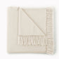Fairmount Cashmere Throw, Cream