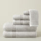 Chelsea Plush Towel Set Stack Pewter