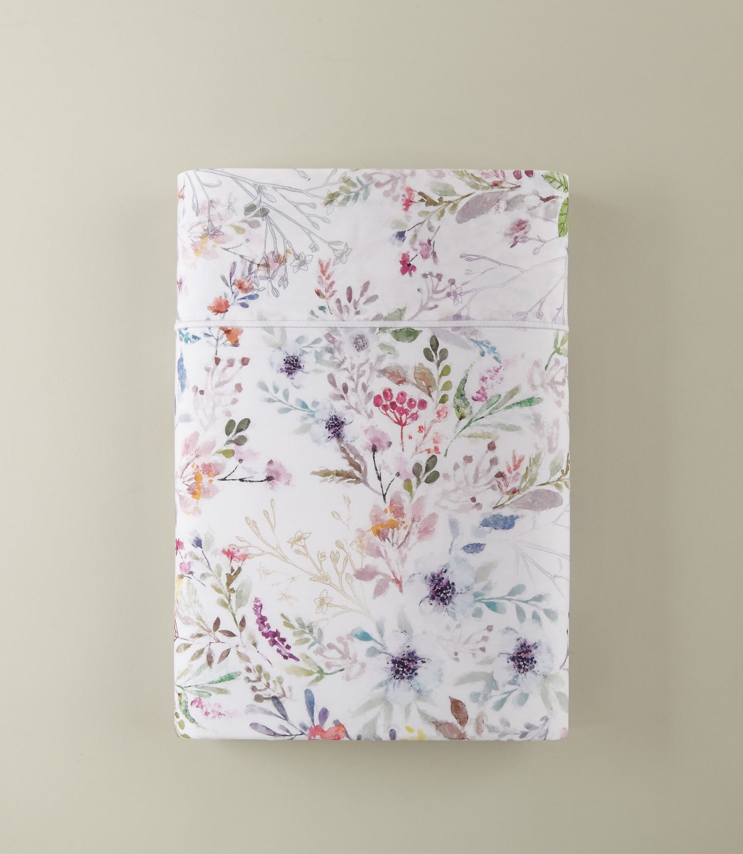 Chloe Percale Flat Sheet, Floral