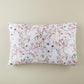 Chloe percale pillowcases with satin stitch hem, Floral
