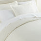 clara duvet and shams on bed, Ivory