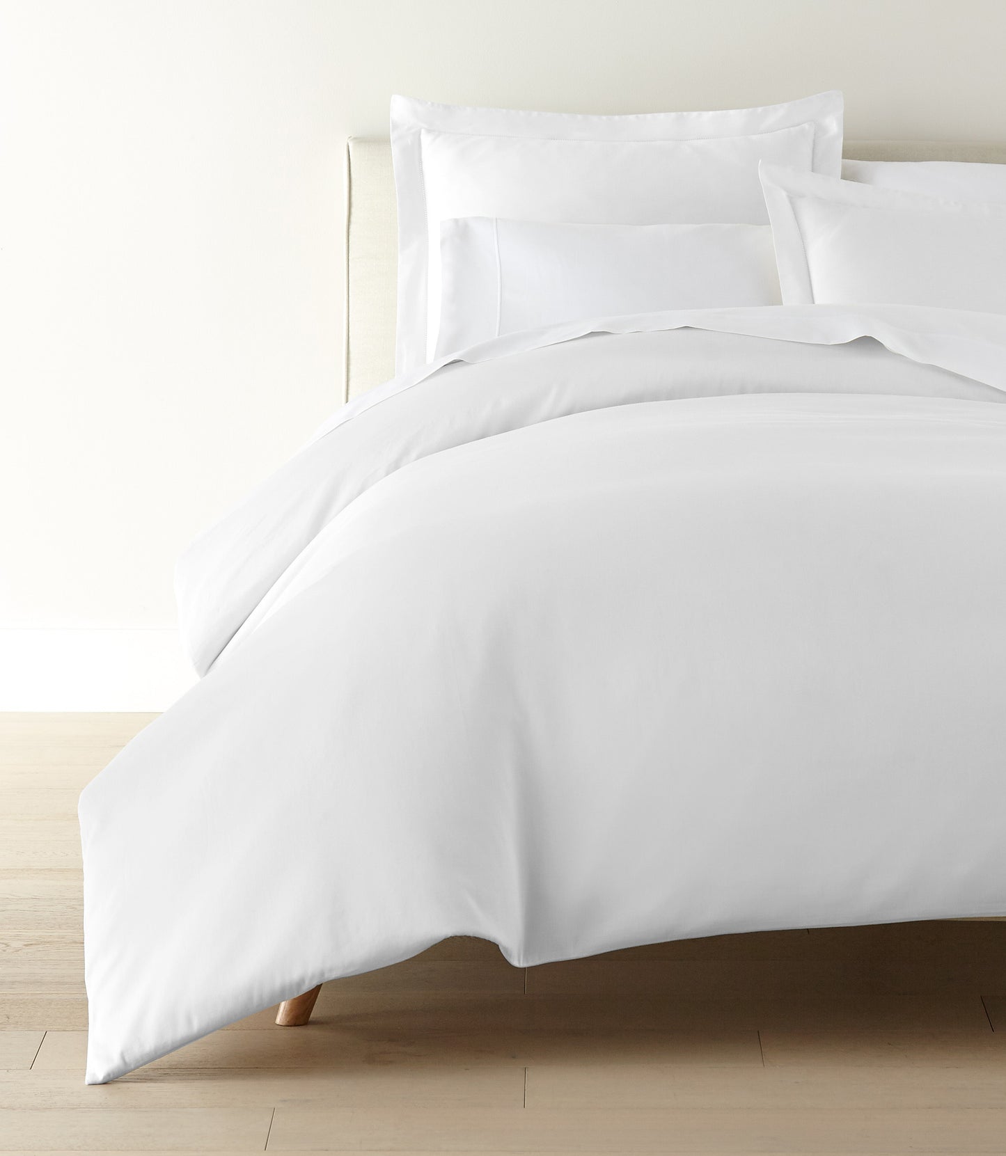 Clara Sateen Duvet Set, White