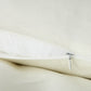 hidden zipper on bottom of clara duvet, Ivory