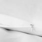hidden zipper on bottom of clara duvet, White