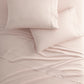 Clara Sateen Pillowcase Lifestyle, Blush