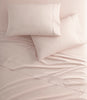Clara Sateen Pillowcase Lifestyle, Blush