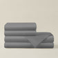 Clara Sateen Sheet Set Dark Gray