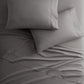 Clara Sateen Pillowcase Lifestyle, Dark Gray