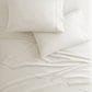 Clara Sateen Pillowcase Lifestyle, Ivory