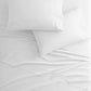 Clara Sateen Pillowcase Lifestyle, White