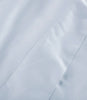 Hemstitch detail on Clara Sateen Sheet Set, Blue