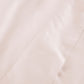 Hemstitch detail on Clara Sateen Sheet Set, Blush
