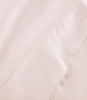Hemstitch detail on Clara Sateen Sheet Set, Blush