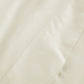 Hemstitch detail on Clara Sateen Sheet Set, Ivory