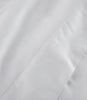 Clara Sateen Sheet Set hemstitch detail, White