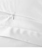 Close up of sham zipper detail. 