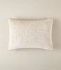 Leather Trim Lumbar Pillow, Leather