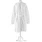 Cozy Waffle Robe modeled, White