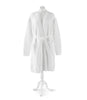 Cozy Waffle Robe modeled, White