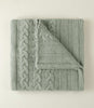 Cozy Knit Throw, Sage