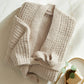 Flatlay of Cozy Waffle Robe in Linen