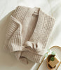 Flatlay of Cozy Waffle Robe in Linen