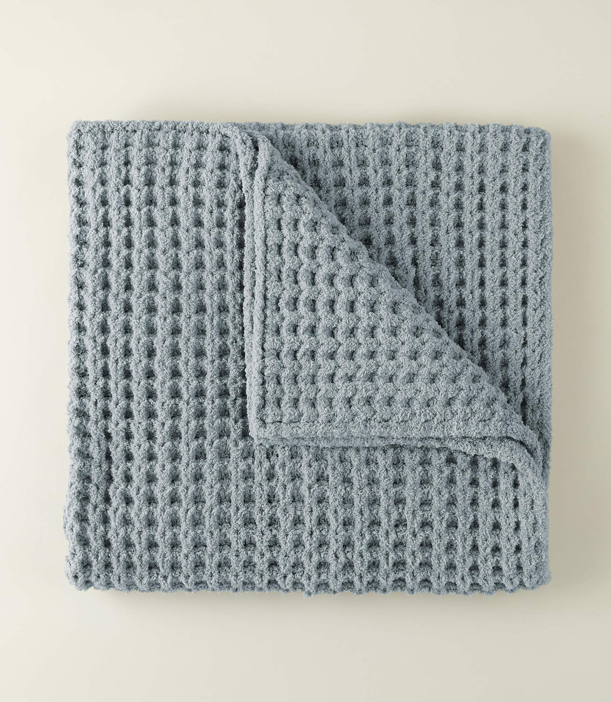 Cozy Waffle Throw, Blue