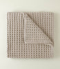 Waffle Knit Throw Blanket, Linen