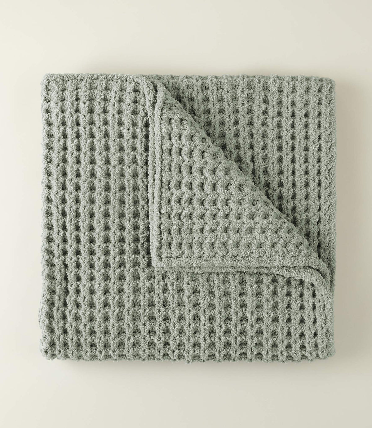 Cozy Waffle Throw, Sage