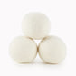 3 wool dryer balls, Cream