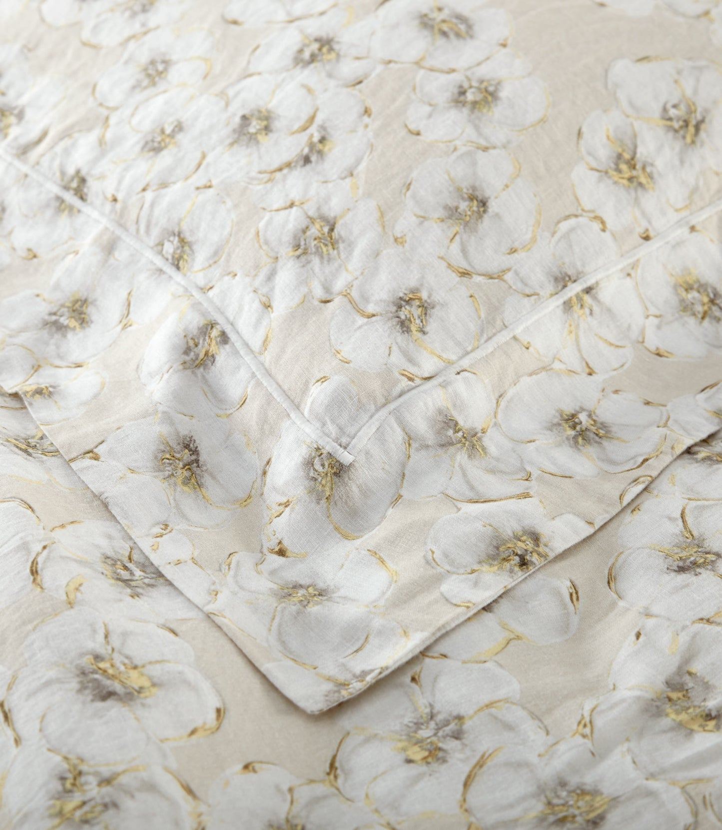 Ella Linen Sham detail, Natural