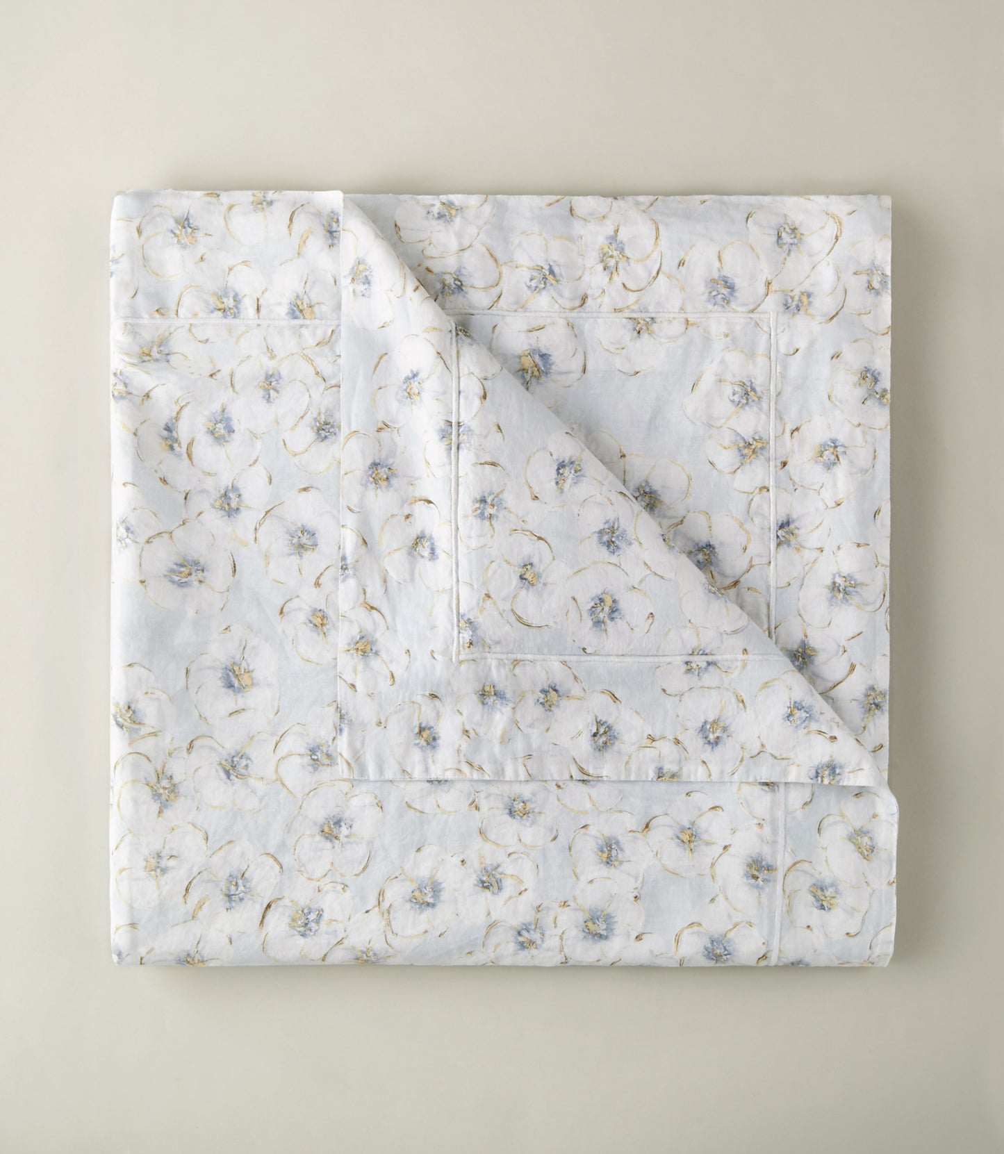 Ella Linen Duvet, Sky