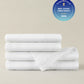 European Washed Linen Sheet Set, White