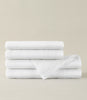 European Washed Linen Sheet Set, White