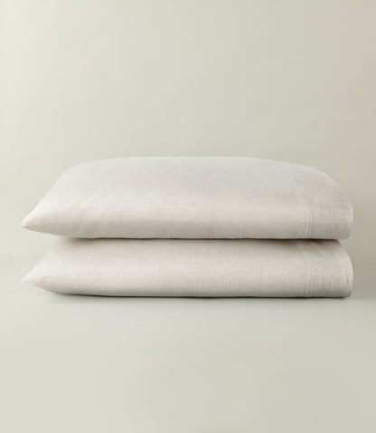 European Washed Linen Pillowcase, Natural