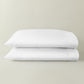 European Washed Linen Pillowcase, White