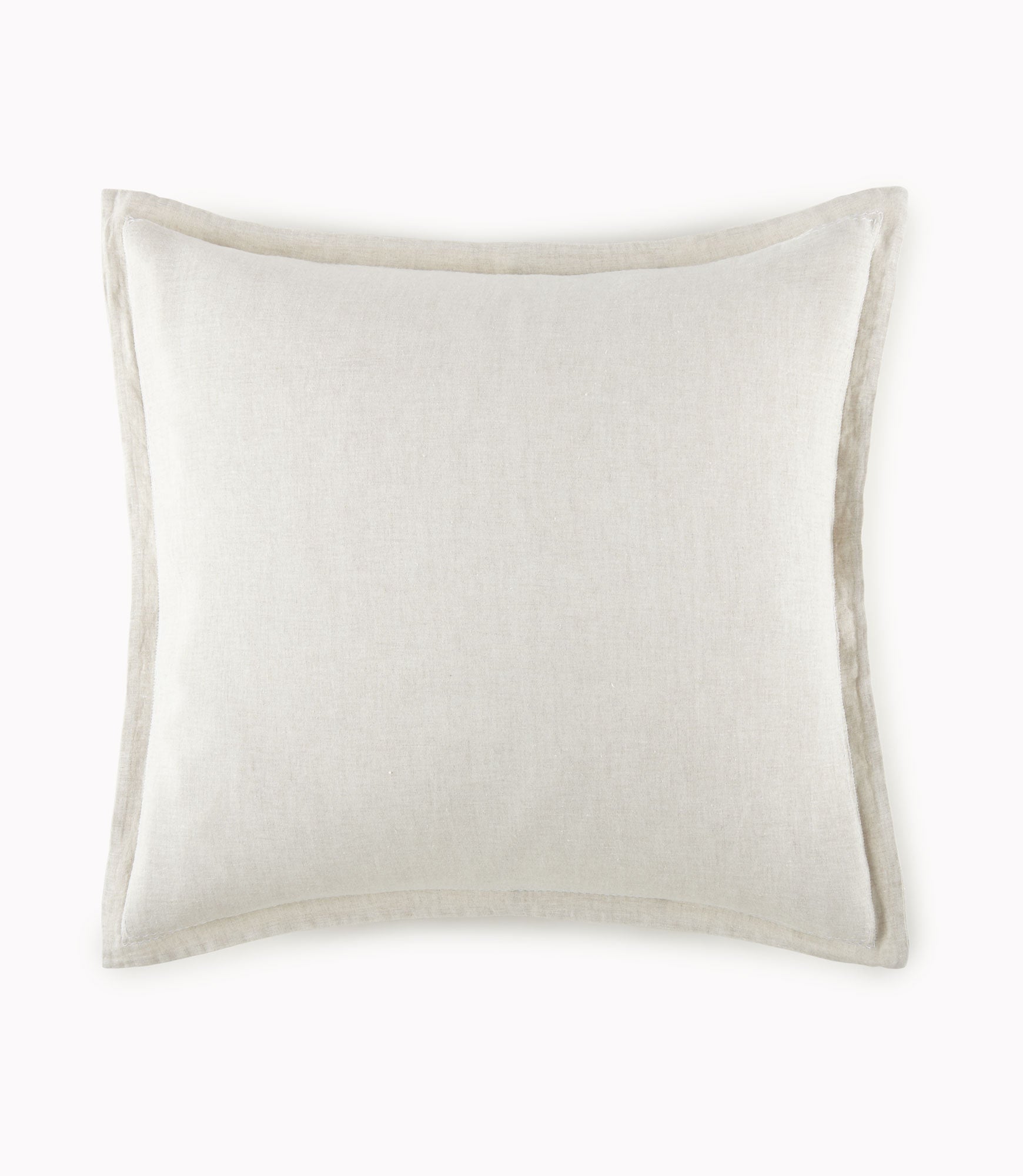 European Washed Linen Euro Sham, Natural