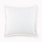 European Washed Linen Euro Sham, White
