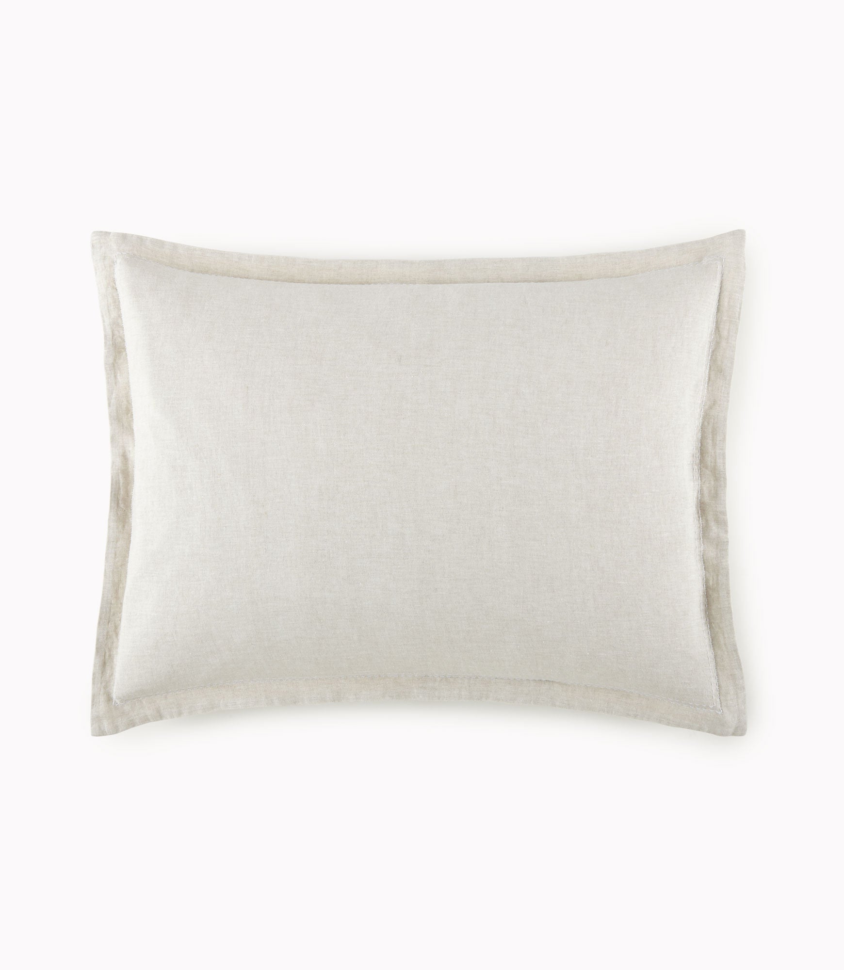 European Washed Linen Sham, Natural