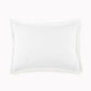 European Washed Linen Sham, White