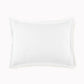 European Washed Linen Sham, White