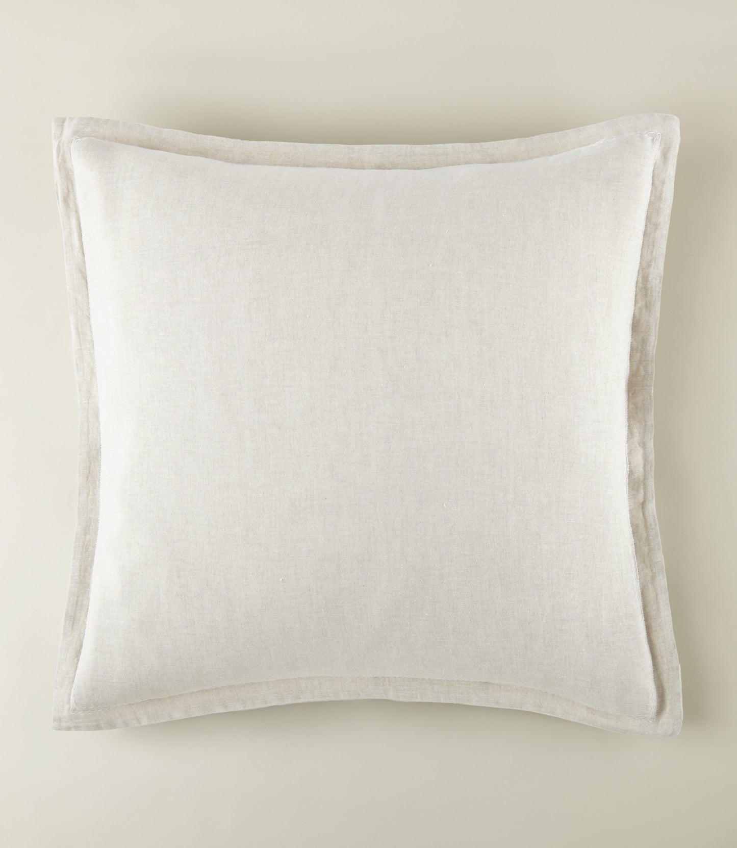 European Washed Linen Euro Sham, Natural
