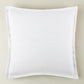 European Washed Linen Euro Sham, White